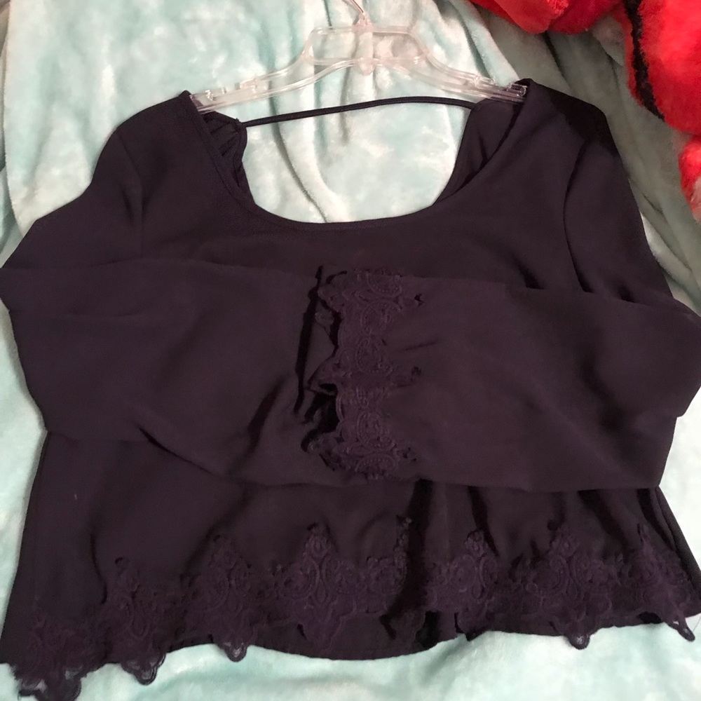 Penelope crop shirt